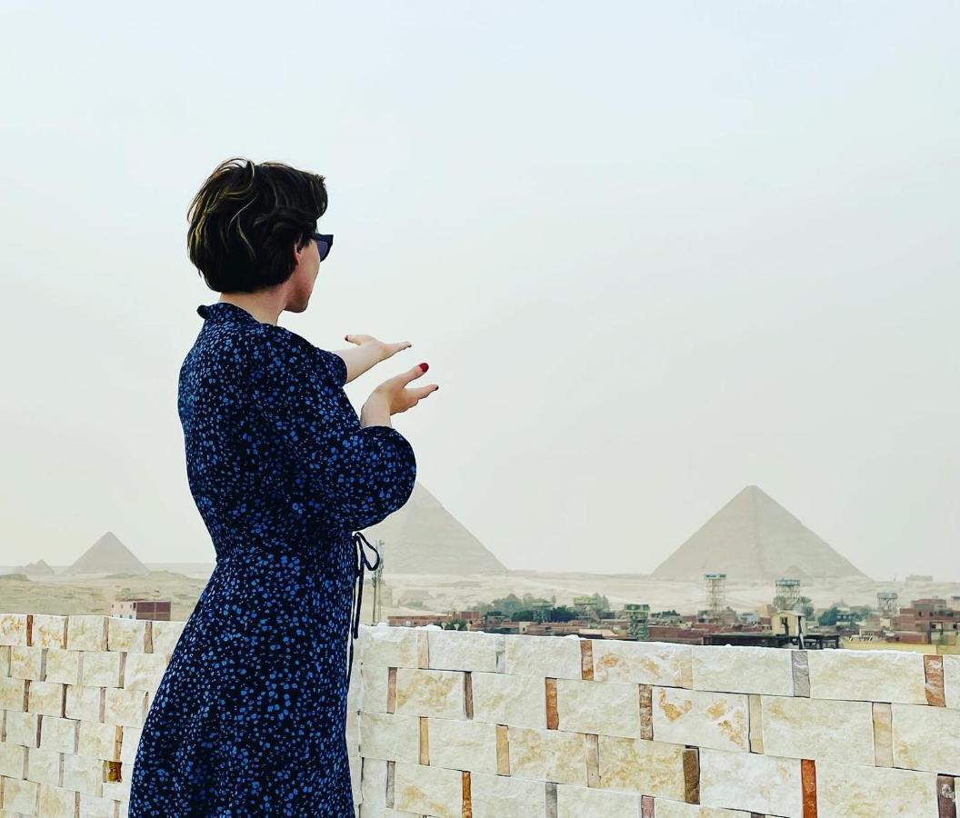 Golden Mask Pyramids Inn Kafret el-Gabal Exterior foto