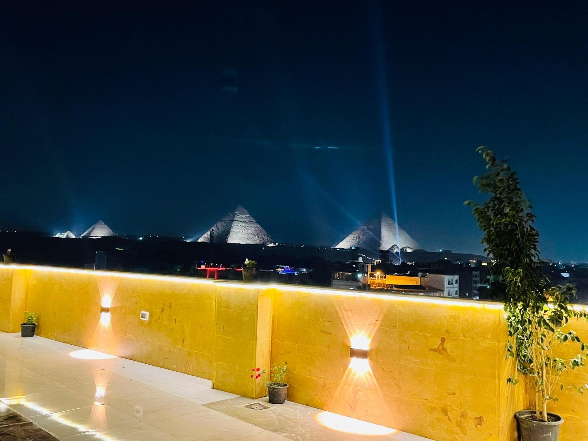 Golden Mask Pyramids Inn Kafret el-Gabal Exterior foto
