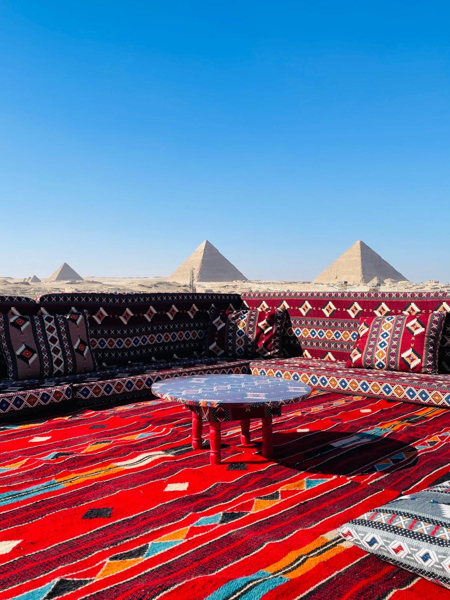 Golden Mask Pyramids Inn Kafret el-Gabal Exterior foto